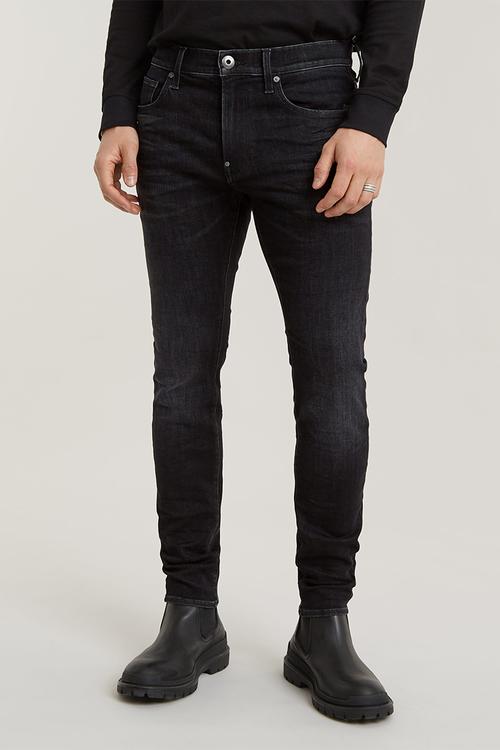 Revend Skinny Elto black superstretch - medium aged faded