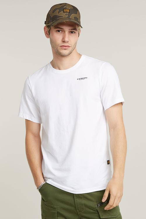 Slim base r t short sleeve - white