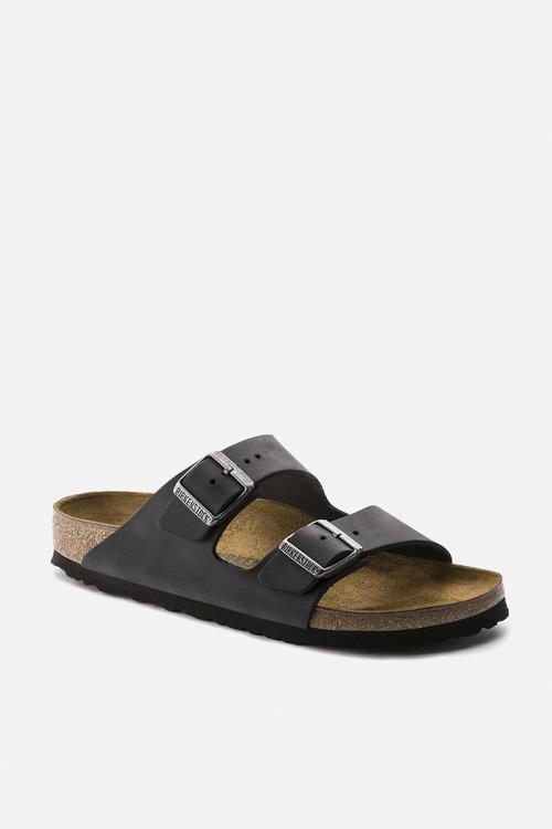 Arizona oiled leather narrow - black