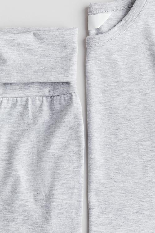 2-piece t-shirt and skirt set - grey