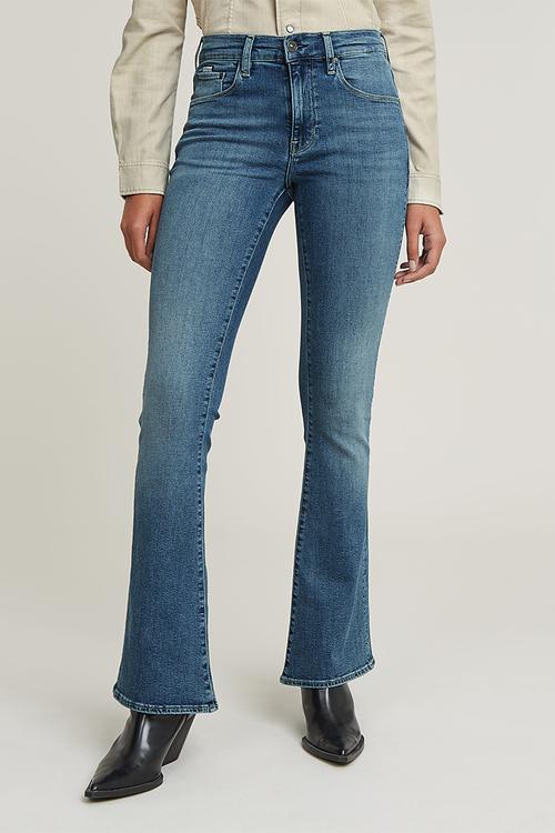 3301 Flare Jeans Wmn - Faded Icy Blue 