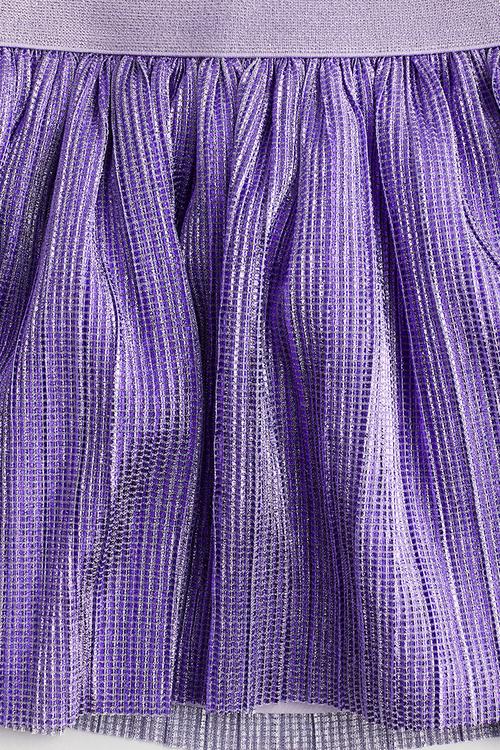 Metallic-shimmering skirt - purple
