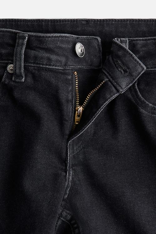 Flared low jeans - black & washed out