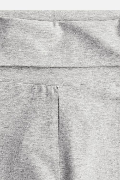 Flared jersey trousers - light grey marl 