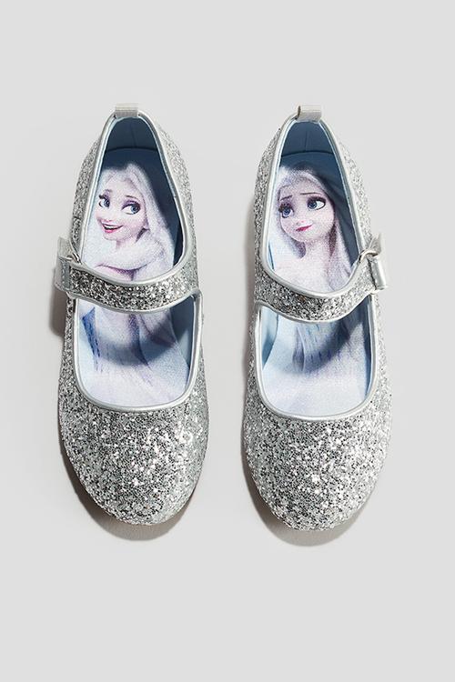 Glittery dressing-up shoes - silver