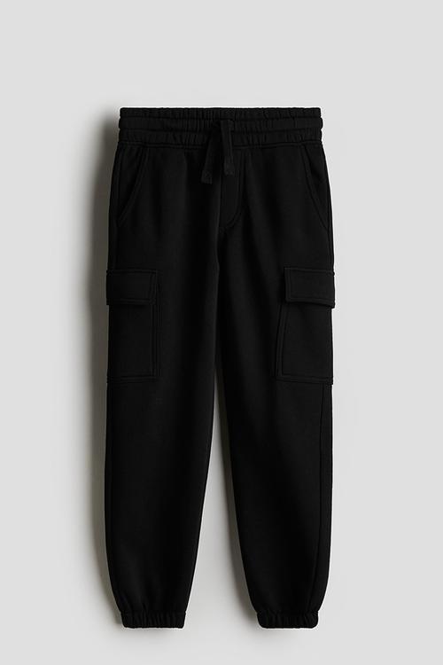 Cargo joggers - black