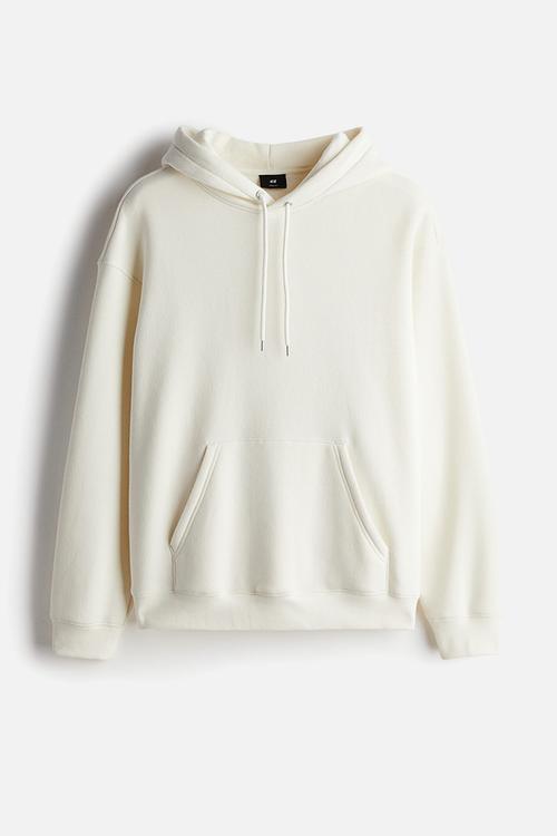 Loose fit hoodie - white