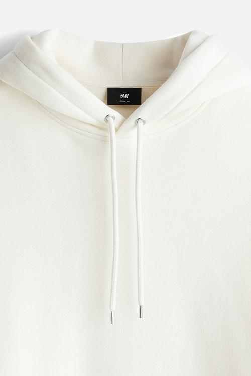 Loose fit hoodie - white