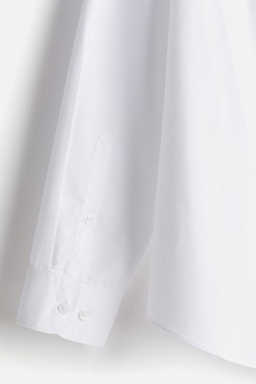 Regular fit easy-iron shirt - white