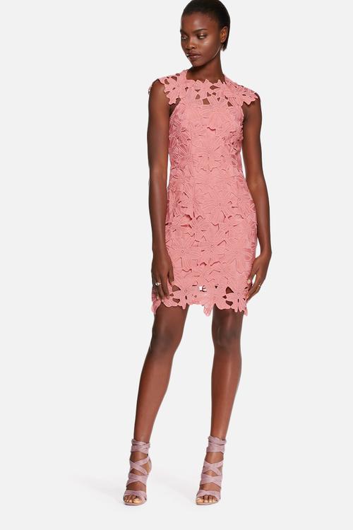 Embroidered floral dress