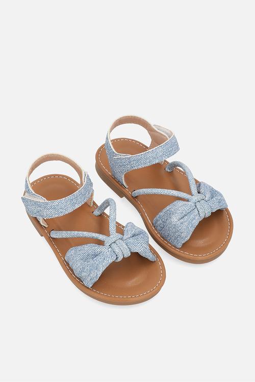 Bowknot sandals - blue