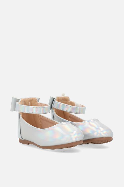 Flat pumps - silver