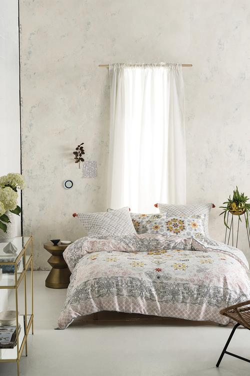 Demir blue duvet cover set