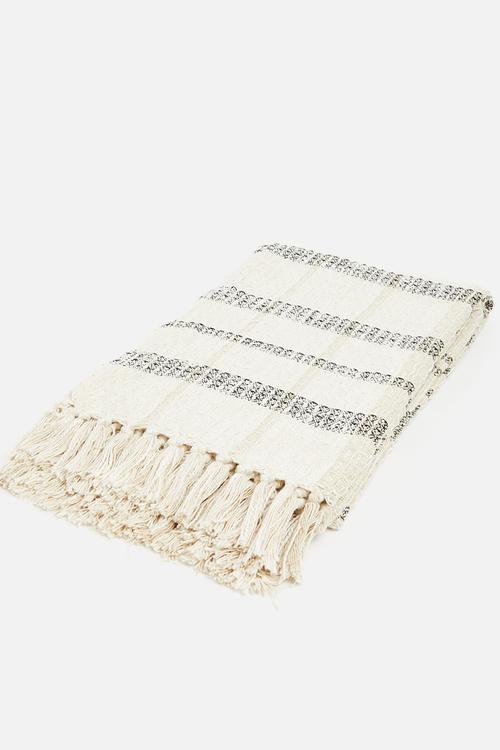 Lightweight Woven Cotton Throw
