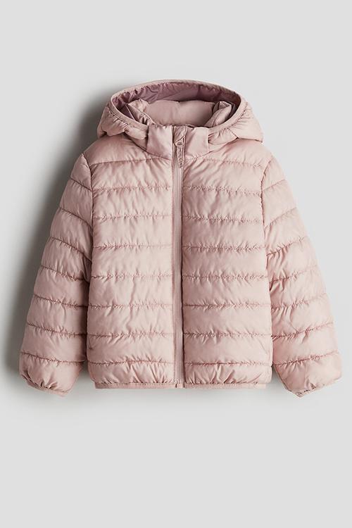 Water-repellent puffer jacket - pink