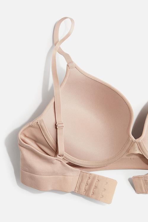 Seamless push-up-bra - beige