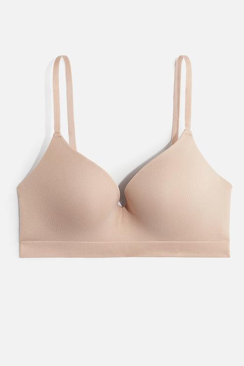 Seamless push-up-bra - beige