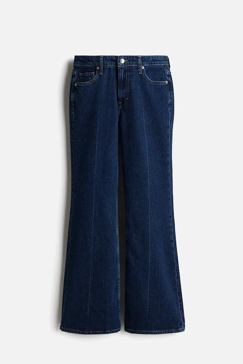 Flared high jeans - dark denim blue