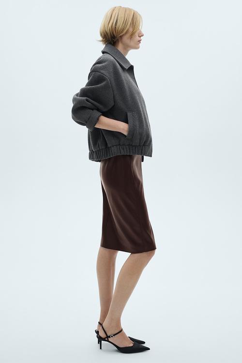 Skirt Pencil -  Dark Red