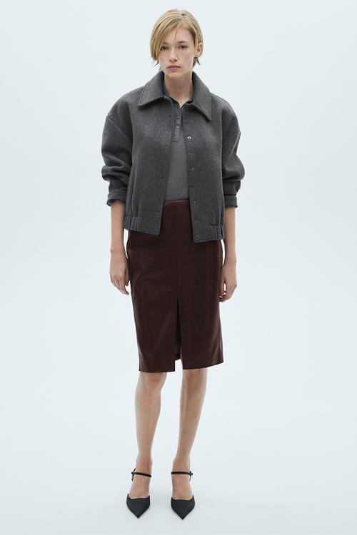 Skirt Pencil -  Dark Red