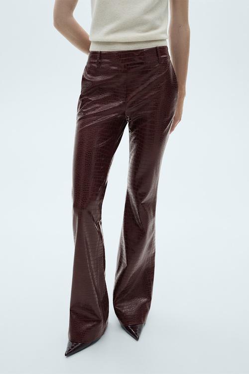 Trousers Doris - Dark Red
