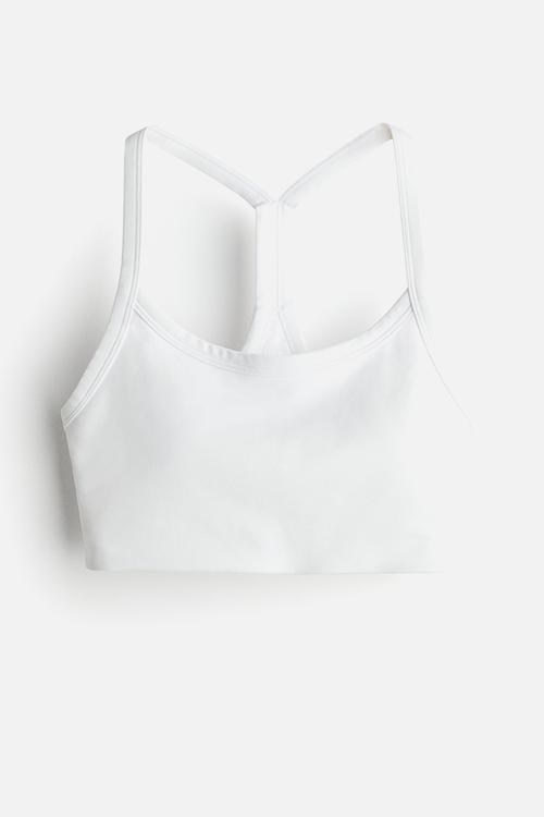 Medium support sports bra in drymove™ - white