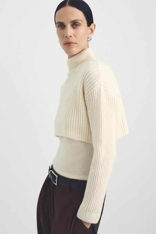 Sweater maxim - light beige