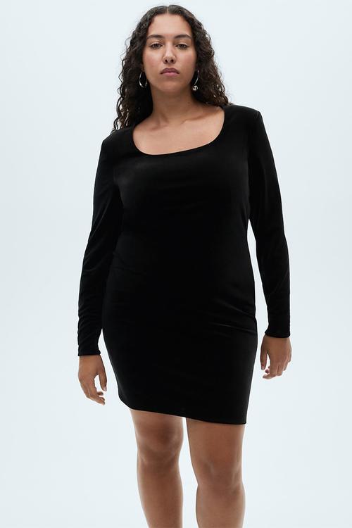 Plus Dress Xvicky - Black
