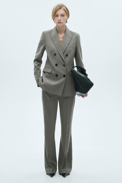 Trousers Lili -  Light Pastel Gray