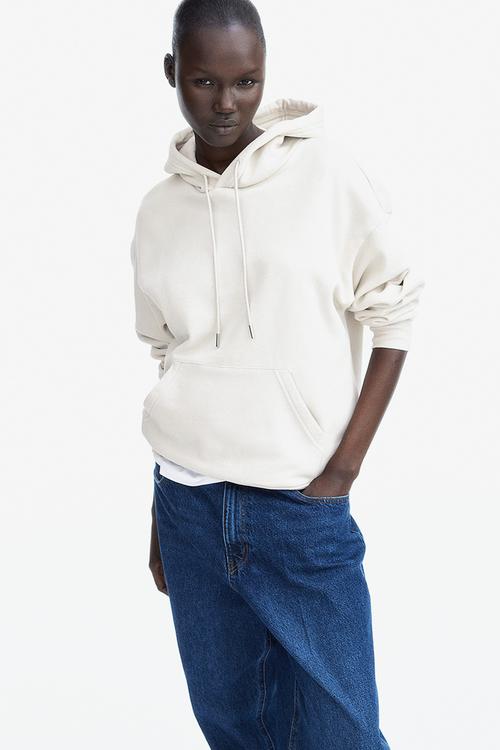 Hooded top - light beige