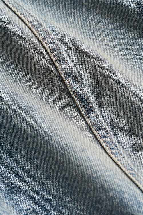 A-line mini skirt - blue