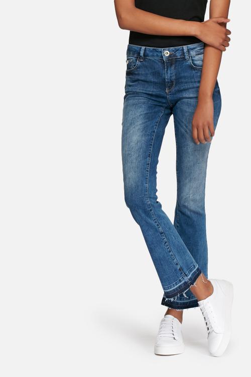 Nadia cropped flared jeans