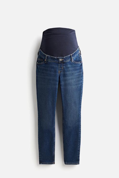 Mama slim ankle jeans - dark denim blue