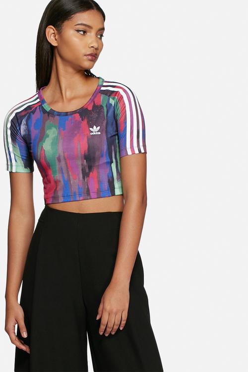 Camouflage crop tee