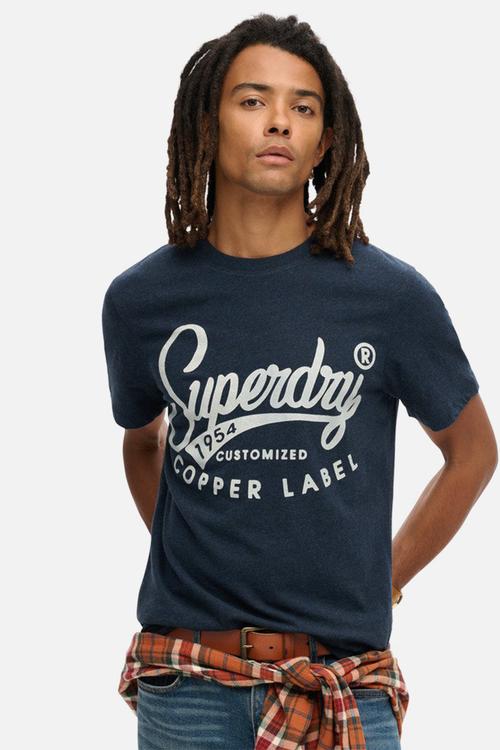 Copper label workwear T-shirt - surplus black blue grit