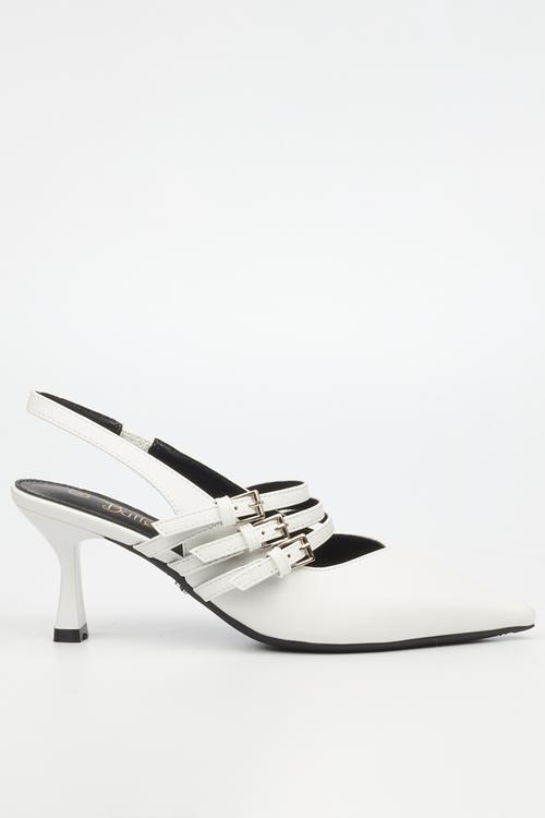 Paige 1 Sling Back - White