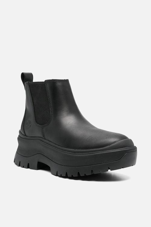 Roxie Lane Mid Chelsea Boot - Black Full Grain