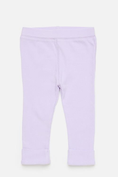 The row rib skinny legging - vintage lilac