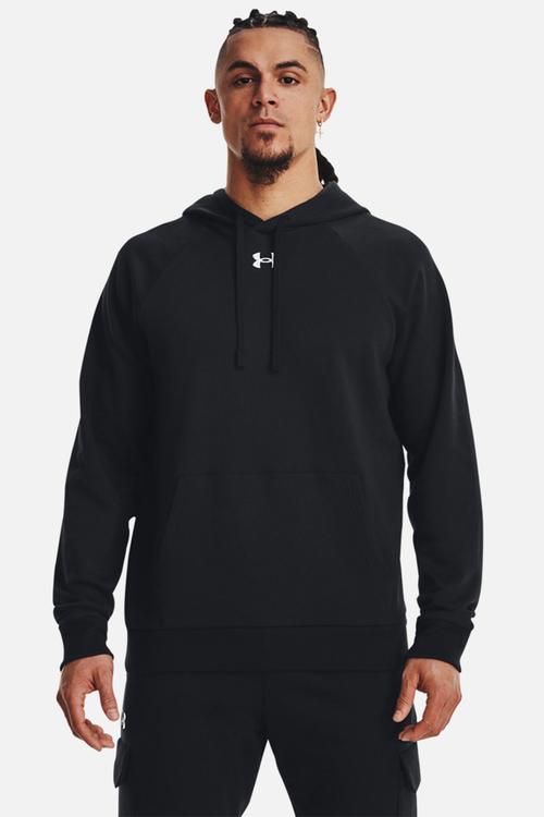 UA Rival Fleece Hoodie - Black & White