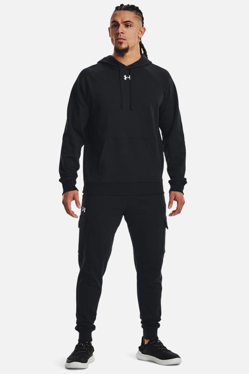 UA Rival Fleece Hoodie - Black & White