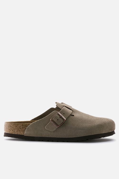 Boston - Taupe Suede Leather