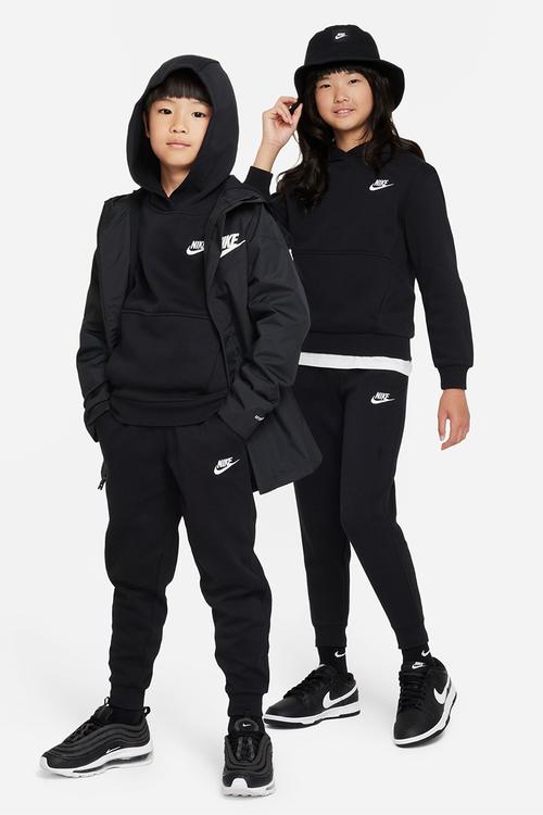 K Nsw Club Flc Jggr Lbr - Black/White