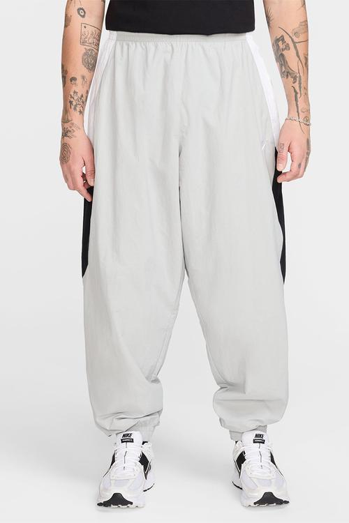 Club Woven Oversized Trackpant - Lt Smoke Grey
