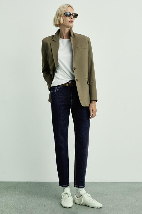 Jeans Newmom - Open Blue