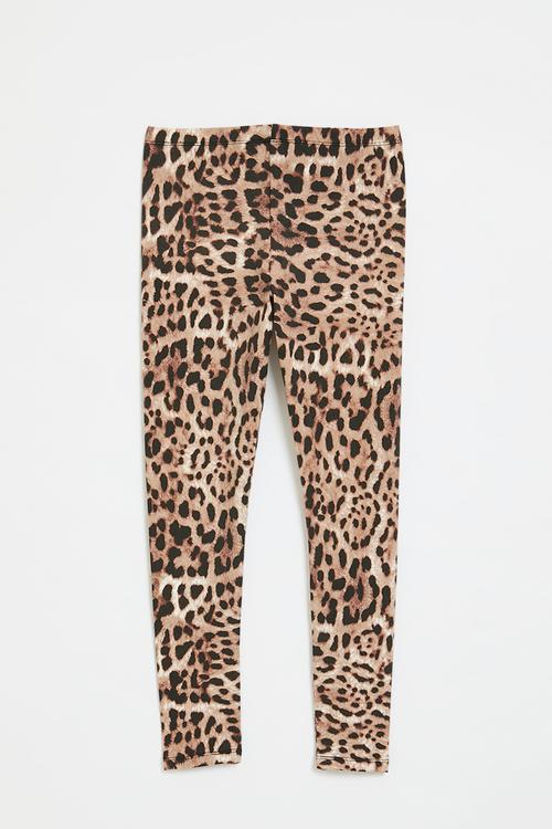 Reversible leggings - leopard print