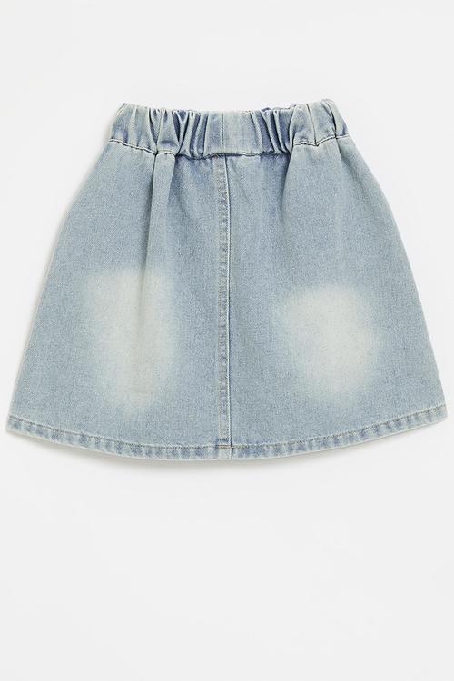 Utility skirt - stonewash