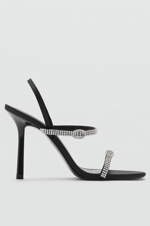 Bright heel - black