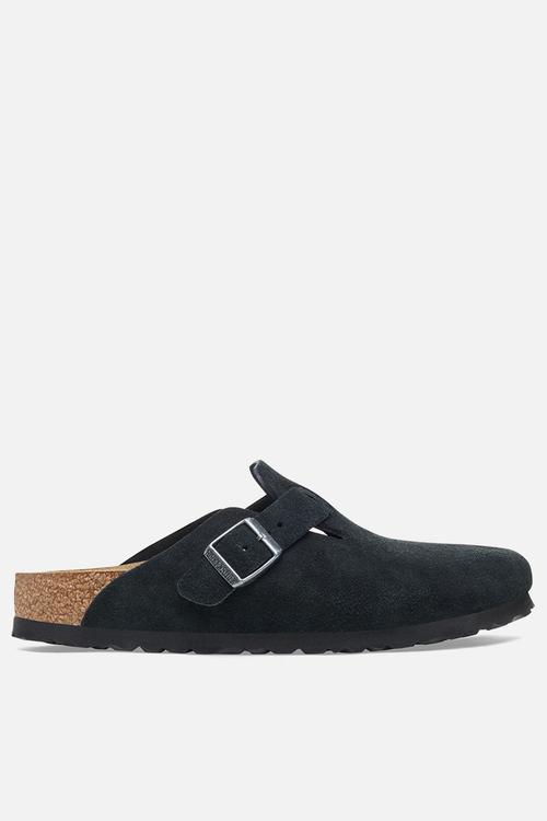 Boston suede narrow - black