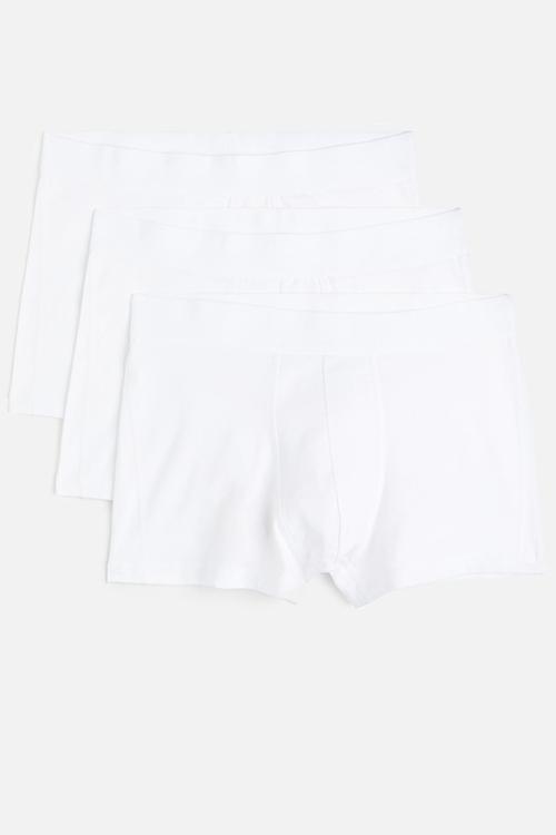 3-Pack short trunks with lycra® - white