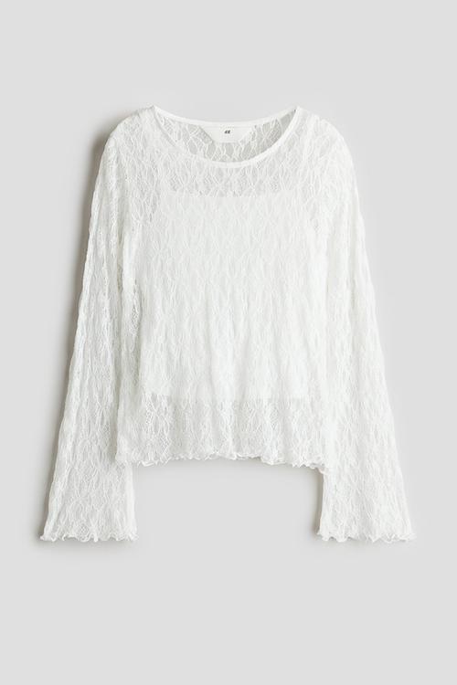 Lace top - White